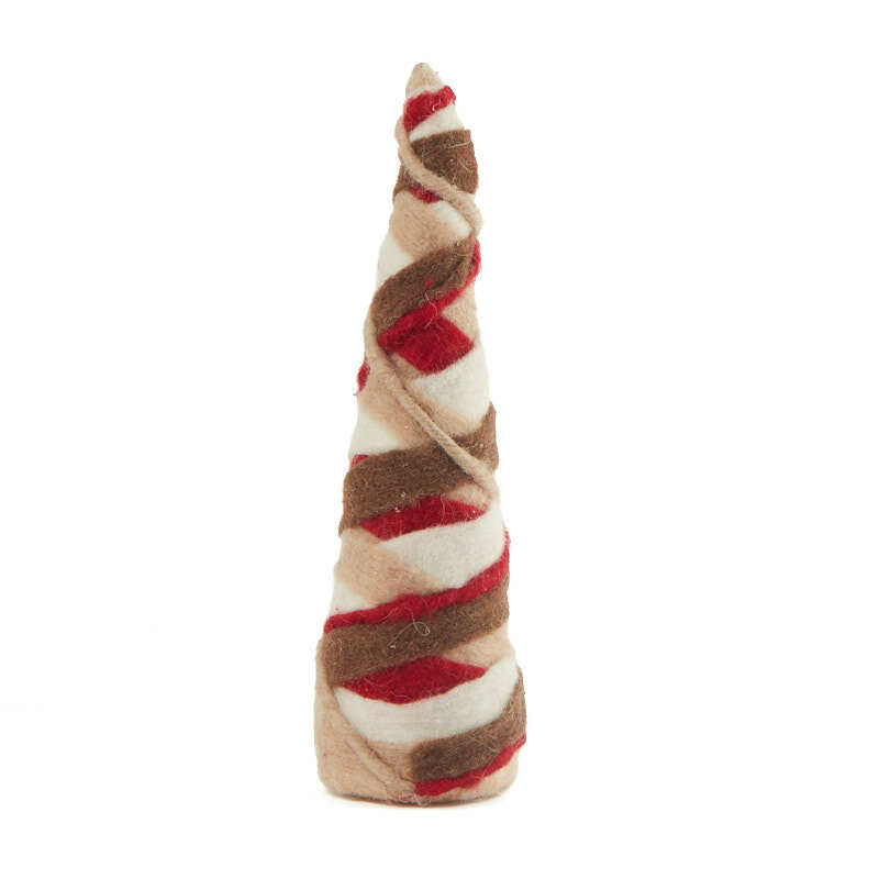 Factory Direct Craft Wool Felt Holiday Cone Tree