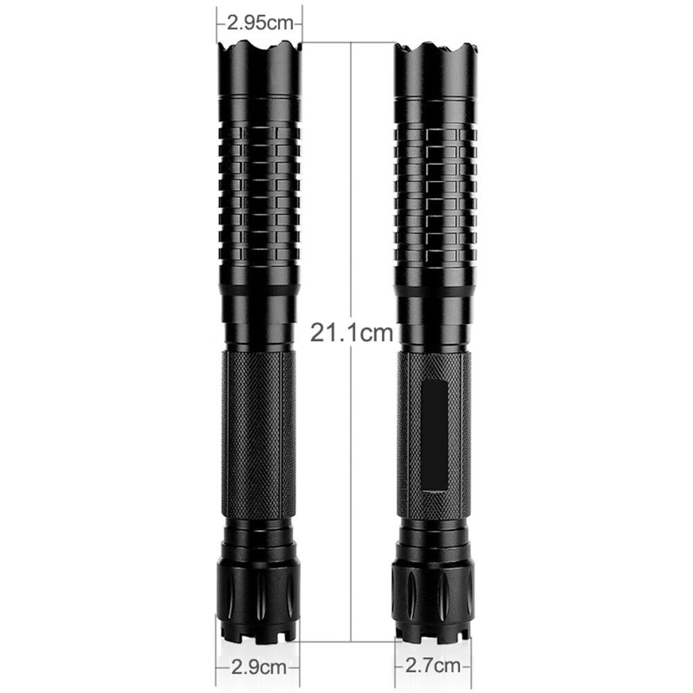 LMM6B 450nm Adjustable Focus Blue Laser Pointer Pen Visible Beam Light & Charger