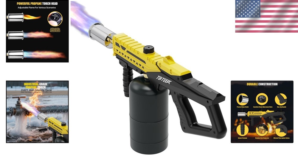 Powerful Propane Torch, Culinary Blow Torch, Weed Burner, BBQ Lighter, Max 1926C