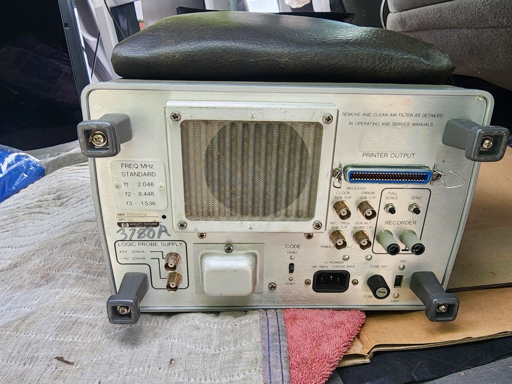 HEWLETT-PACKARD 3780A PATTERN GENERATOR/ERROR DETECTOR (OPTION 003)