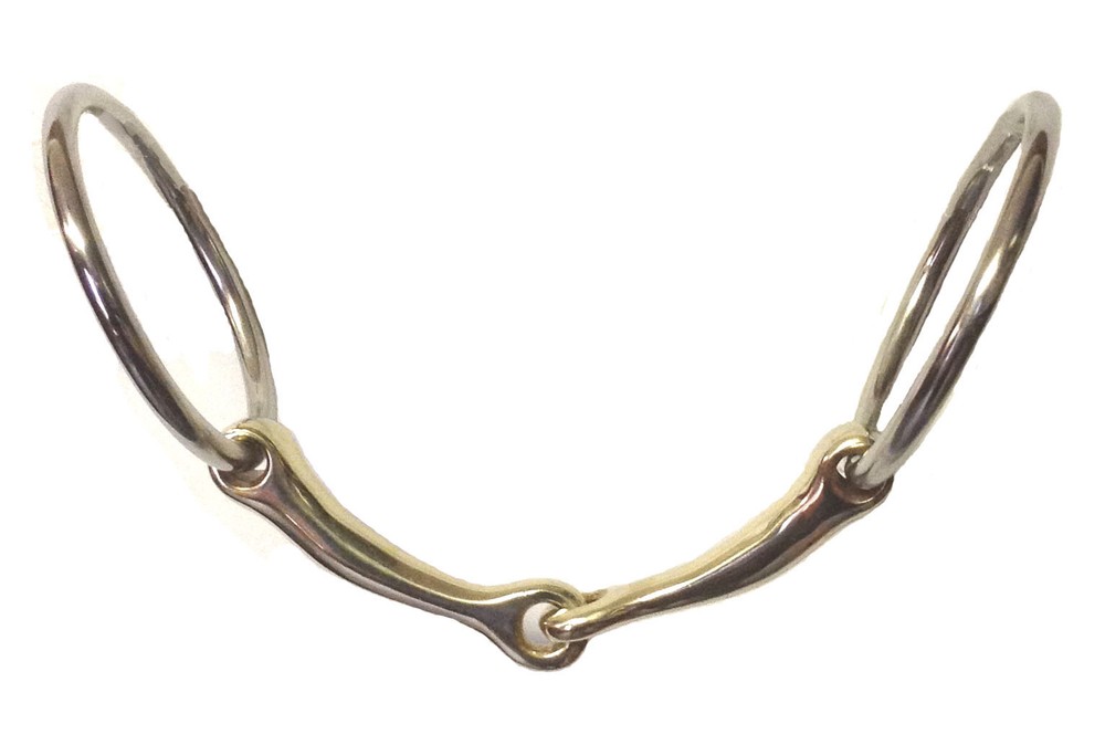 German Silver Loose Ring Snaffle Bit 14 mm thickness