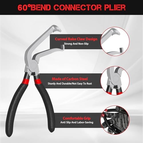 Electrical Disconnect Pliers,3 PCS Electrical Connector Pliers Electrical