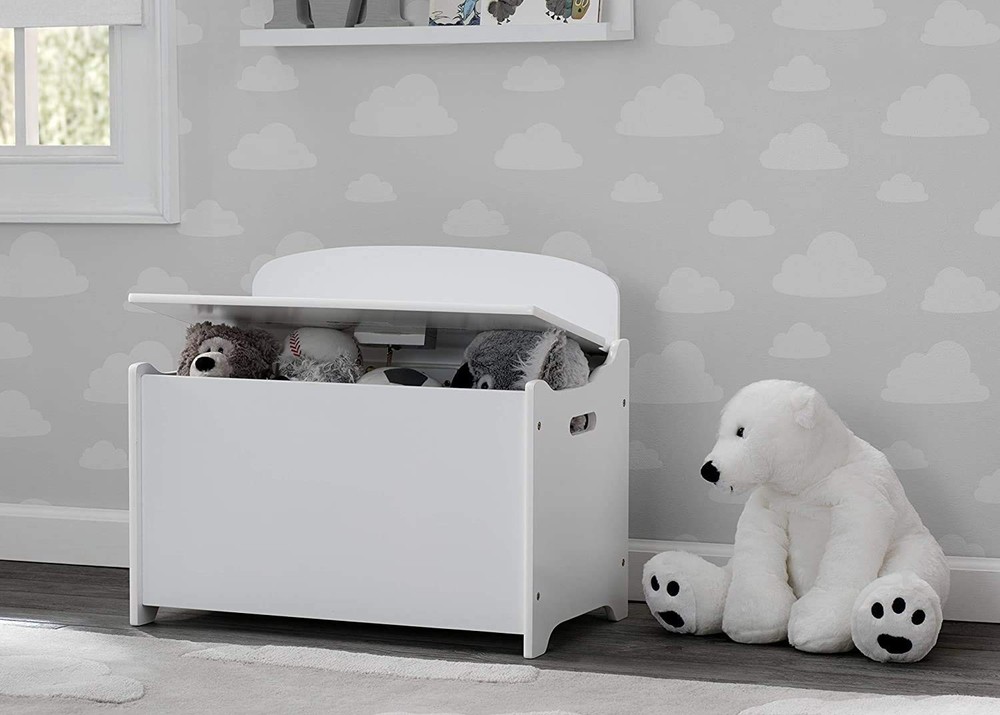 MySize Deluxe Toy Box Bianca White