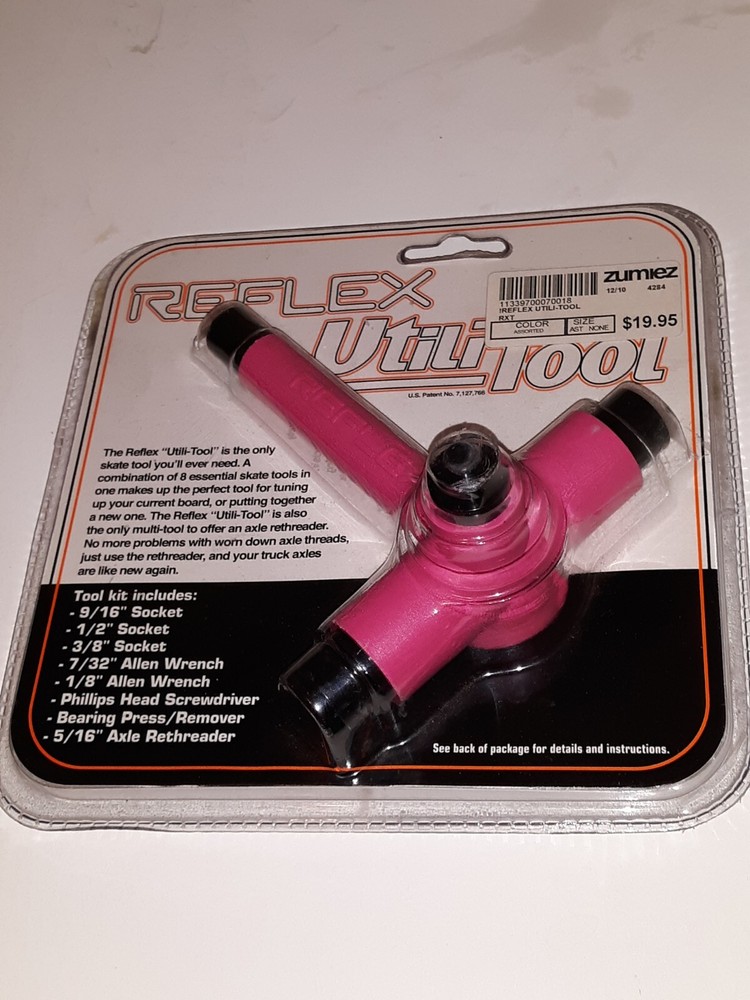 REFLEX UTILITOOL with Rethreader 254501 651NA Pink/Black NIB.🔩⚙🔧