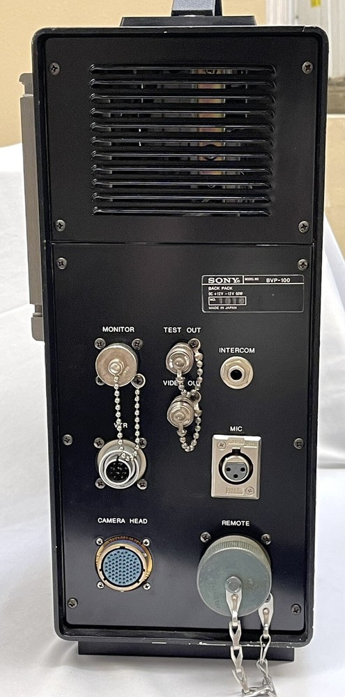 Vintage Sony Video Pro BVP-100 Back Pack Unit