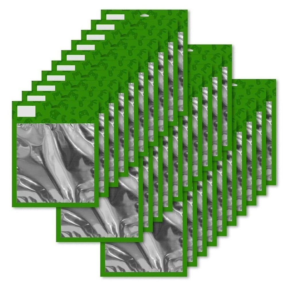 UNIV - GENERIC RESEALABLE BAG FOR BULK ITEM (GREEN) (REGULAR) 30 PACK