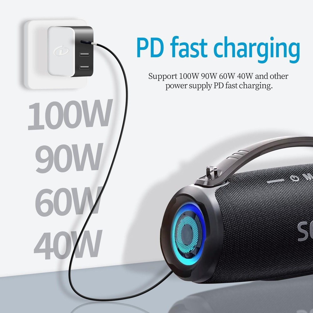 DSD TECH MagicConn SH-CP15A USB Type C PD to DC Power Cable-15V 15 V Medium