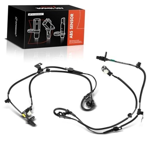 2PC Set Front ABS Wheel Speed Sensors Front Driver and Passenger Side