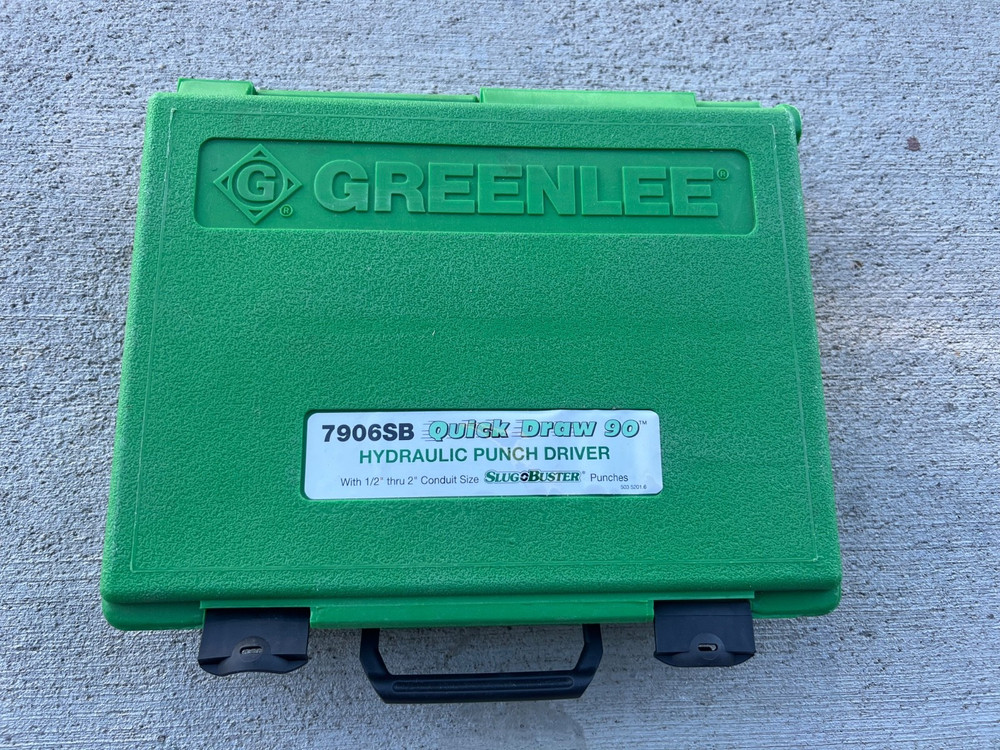 Greenlee 7906SB Hyudralic Punch Set