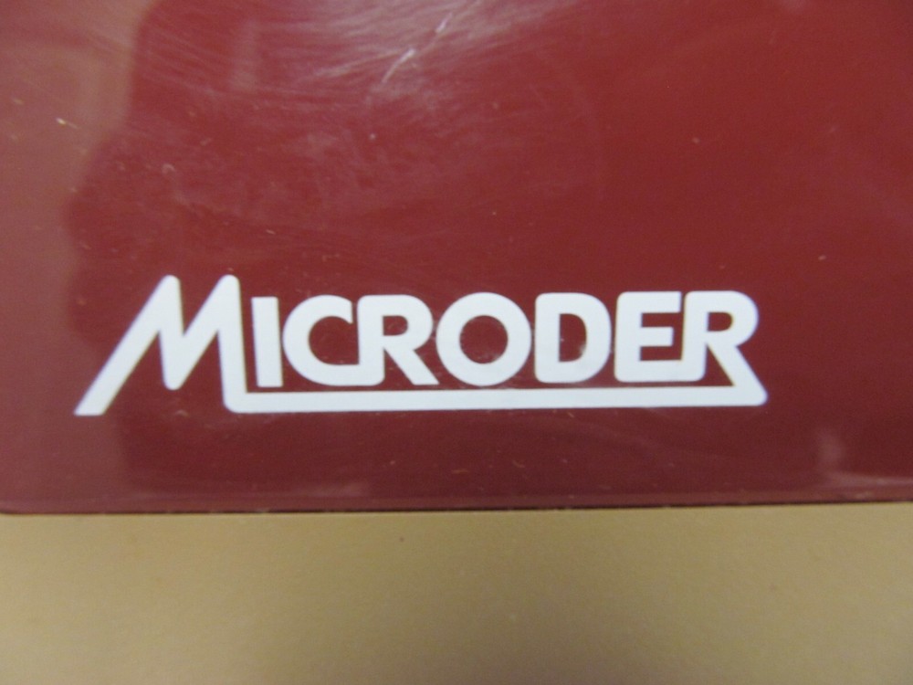 AMANO Microder MR7500 Series MR7520 Mdl Tine Clock *UNTESTED-NO KEYS - POWERS ON