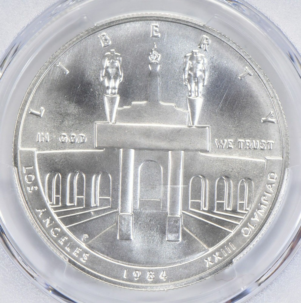 1984-P MS70 LA Olympics Commemorative Silver Dollar PCGS