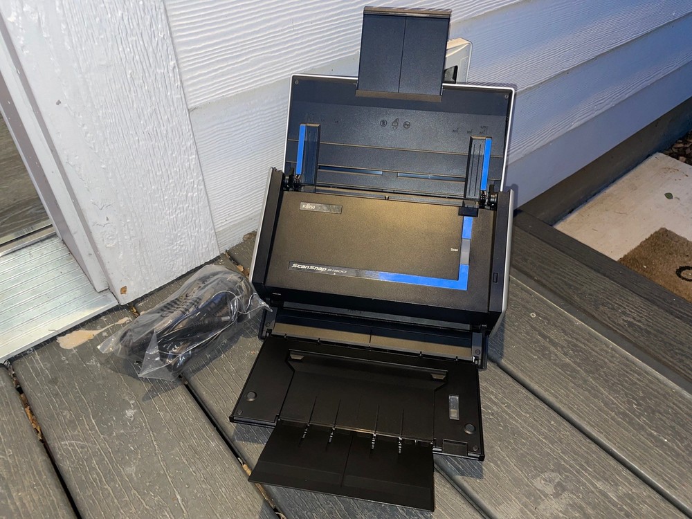 Fujitsu ScanSnap S1500 Duplex Color Document Scanner Tested PC Mac Works