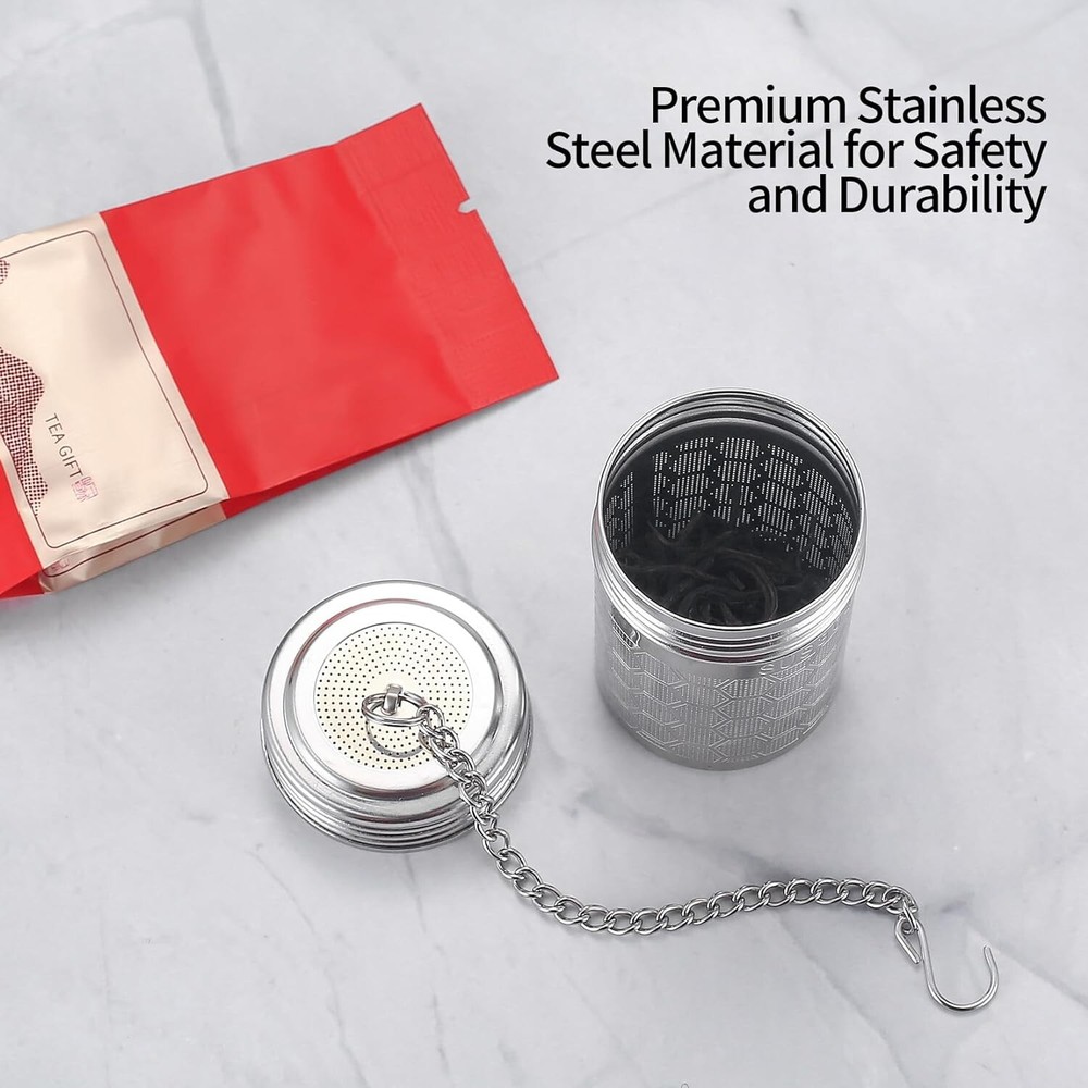 2 Pack Tea Infuser for Loose Tea, Extra Fine Mesh Tea Strainers Teapot Cups