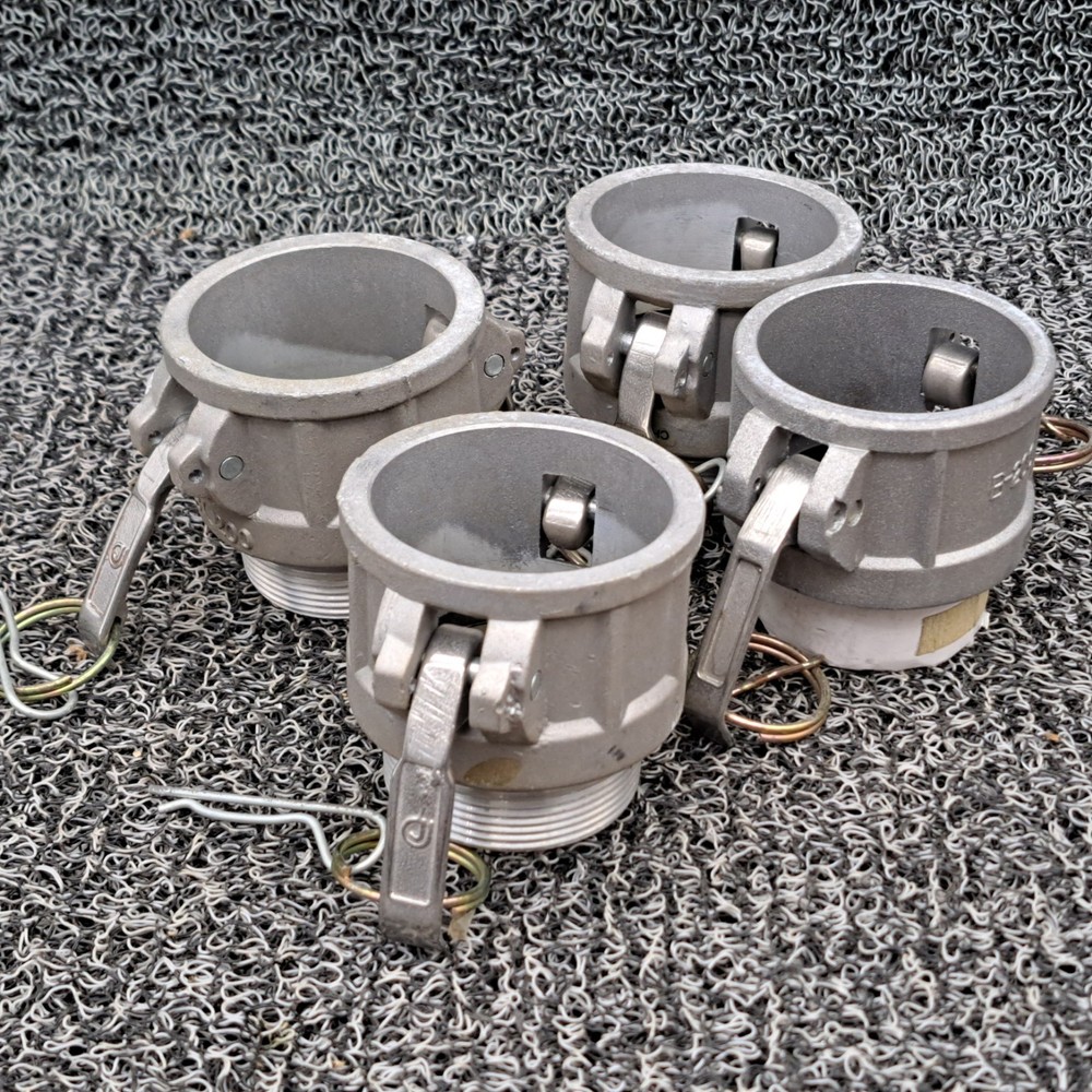 B-200 Camlock, Type B Coupler, 2" Fitting, Connection Type: Coupler x MNPT QTY 4