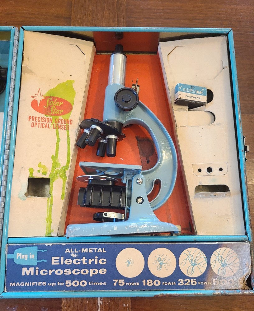 Vintage Porter Microcraft Microscope Lab