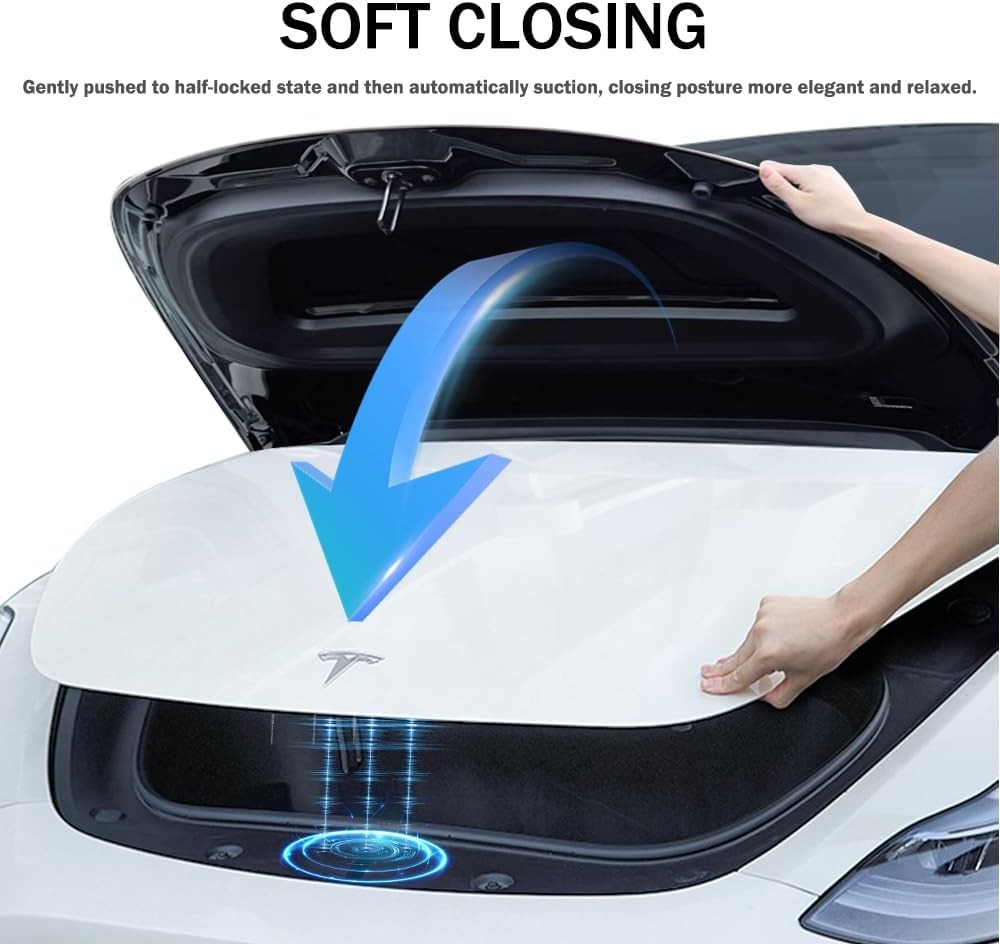 Power Frunk Soft Closing System Tesla ModelY With Electric Auto Suction Function