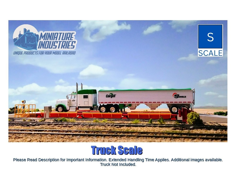 S Scale Truck Scale Kit for Grain Elevator Structures 1:64