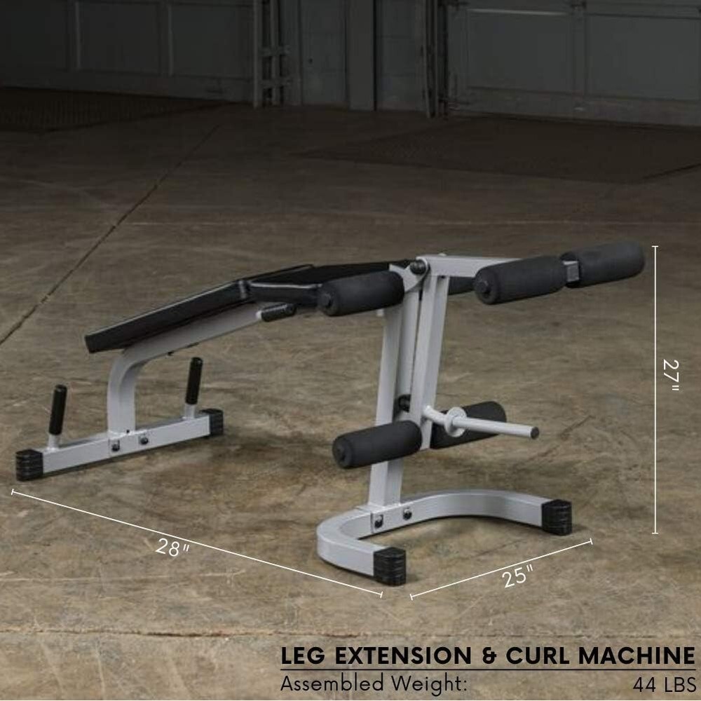Body Solid Leg Curl and Leg Extension Machine for Quad and Hamstring Workouts