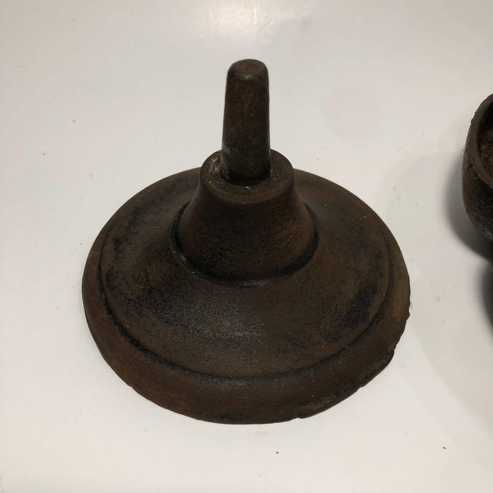 Antique Cast Iron Rotating Lazy Susan Tool Hardware Holder