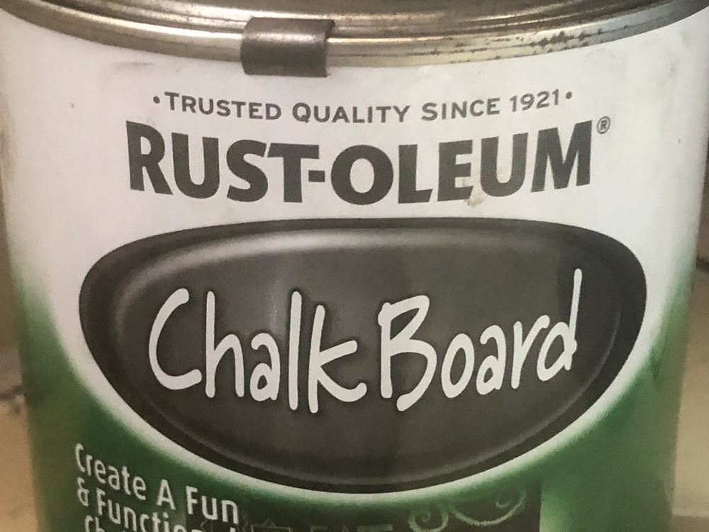 Rust Oleum Chalk Board