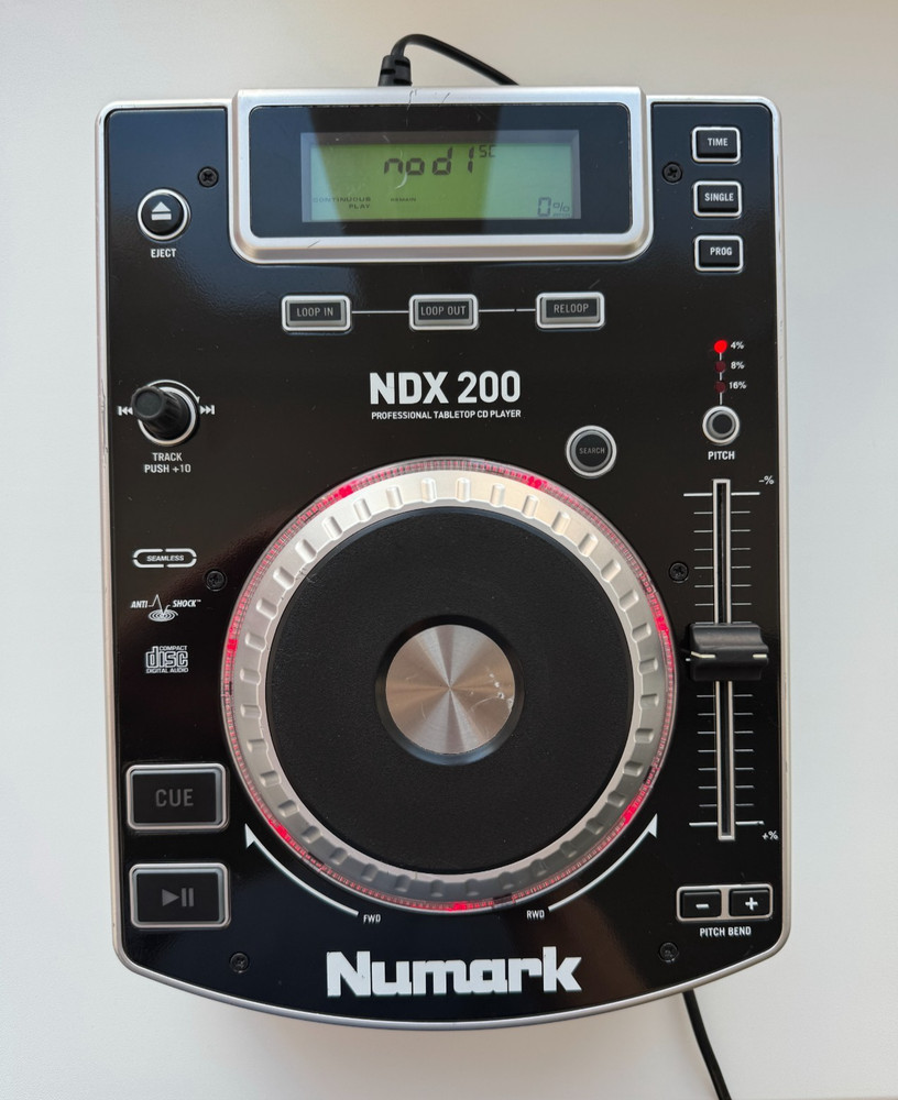 NUMARK NDX 200 DJ Professional Tabletop CDJ Player