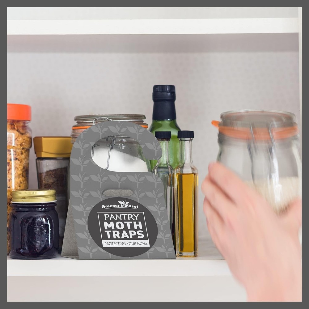 7-Pack Indoor Pheromone Moth Traps - Effective Pantry Infestation Prevention