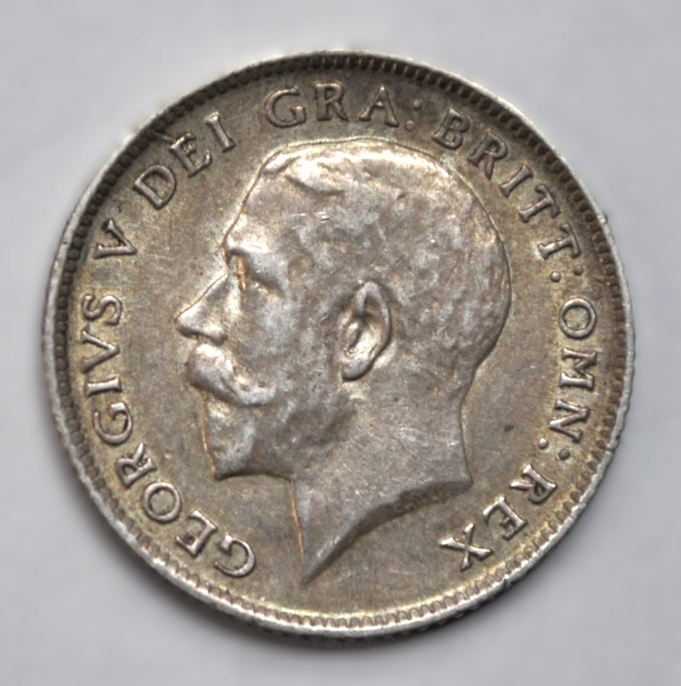 1914 Great Britain Sixpence