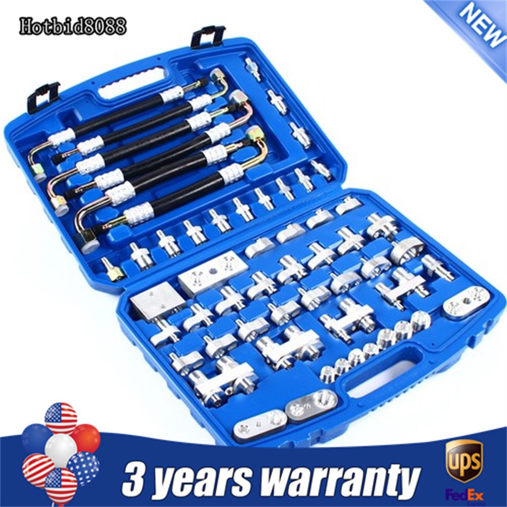 56pcs Air Conditioning Leak Test Kits Detector Detection Tools Auto Repair Tool
