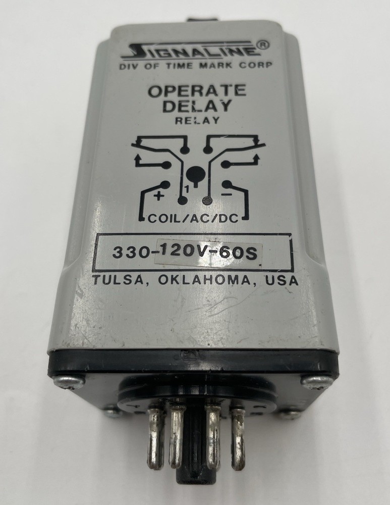 SIGNALINE OPERATE DELAY RELAY 330-120V-60S