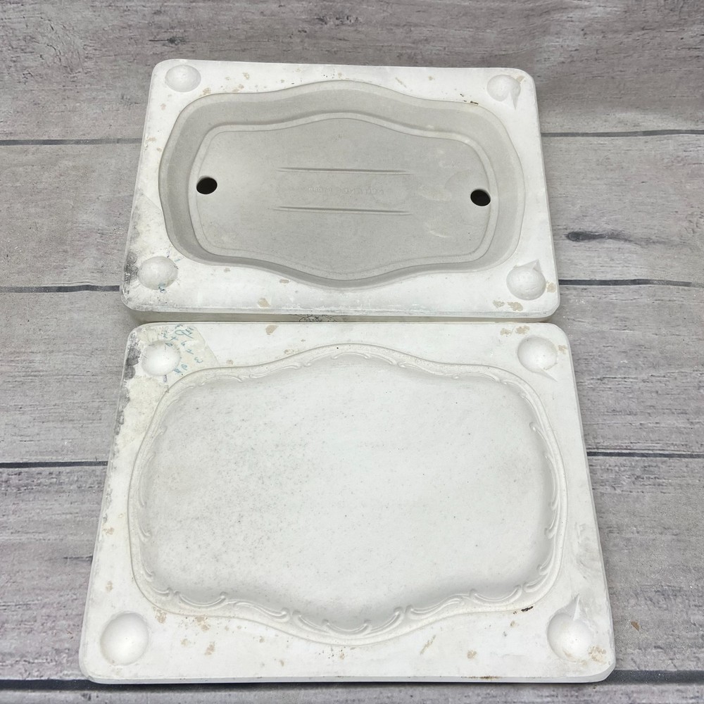 Holland Ceramic Casting Mold Biscottini Florentine Tray #H-795