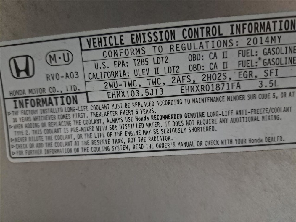 2014 Odyssey Upper Display Screen Sku#4333057