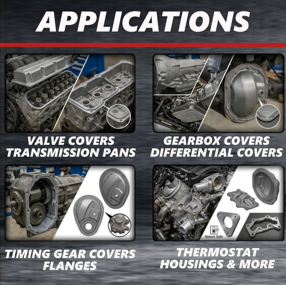 Dynatex DynaPlus Fast Cure Gasket Maker 5 oz Sensor Safe & Low Odor (Single)