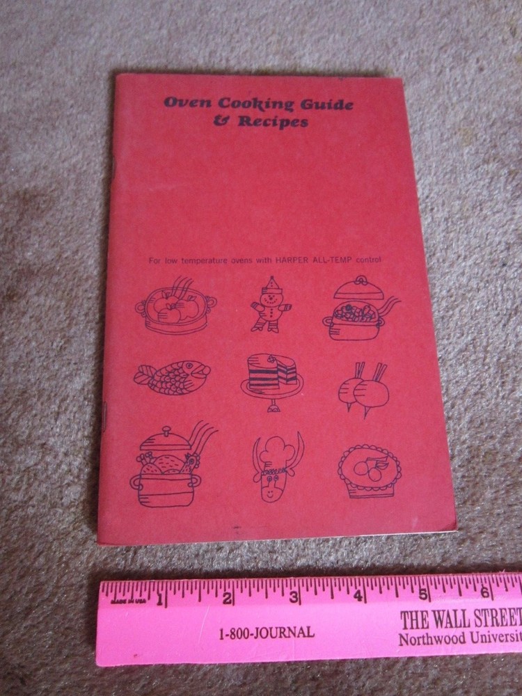 Harper Oven Cooking Guide Instructions Recipes All-Temp Control 1960s Booklet