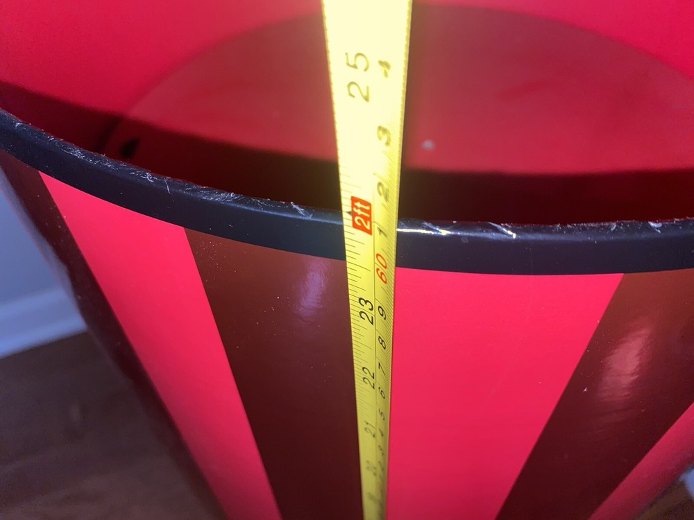 VICTORIA'S SECRET BOX DISPLAY PROPS RED STRIPED