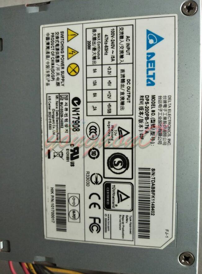 1PC Used Delta DPS-200PB-176 A Power Supply For Hard Disk Video Recorder