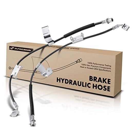 Front Brake Hydraulic Hoses Compatible with Select Front Driver and Passenger