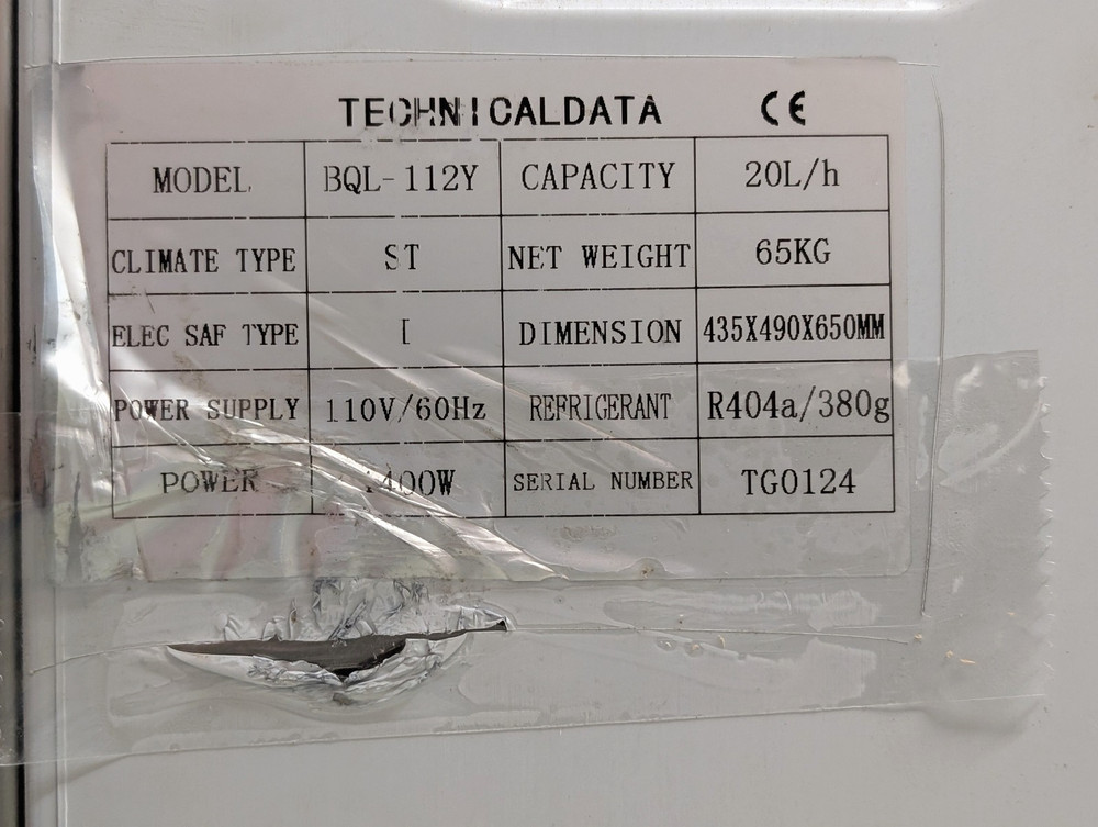 BQL-112Y Gelato Machine Ice Cream Batch Freezer