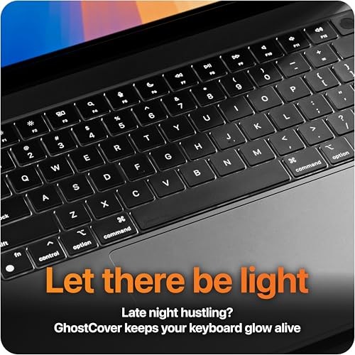 GhostCover Original Premium Ultra Thin Keyboard Cover Protector, Clear