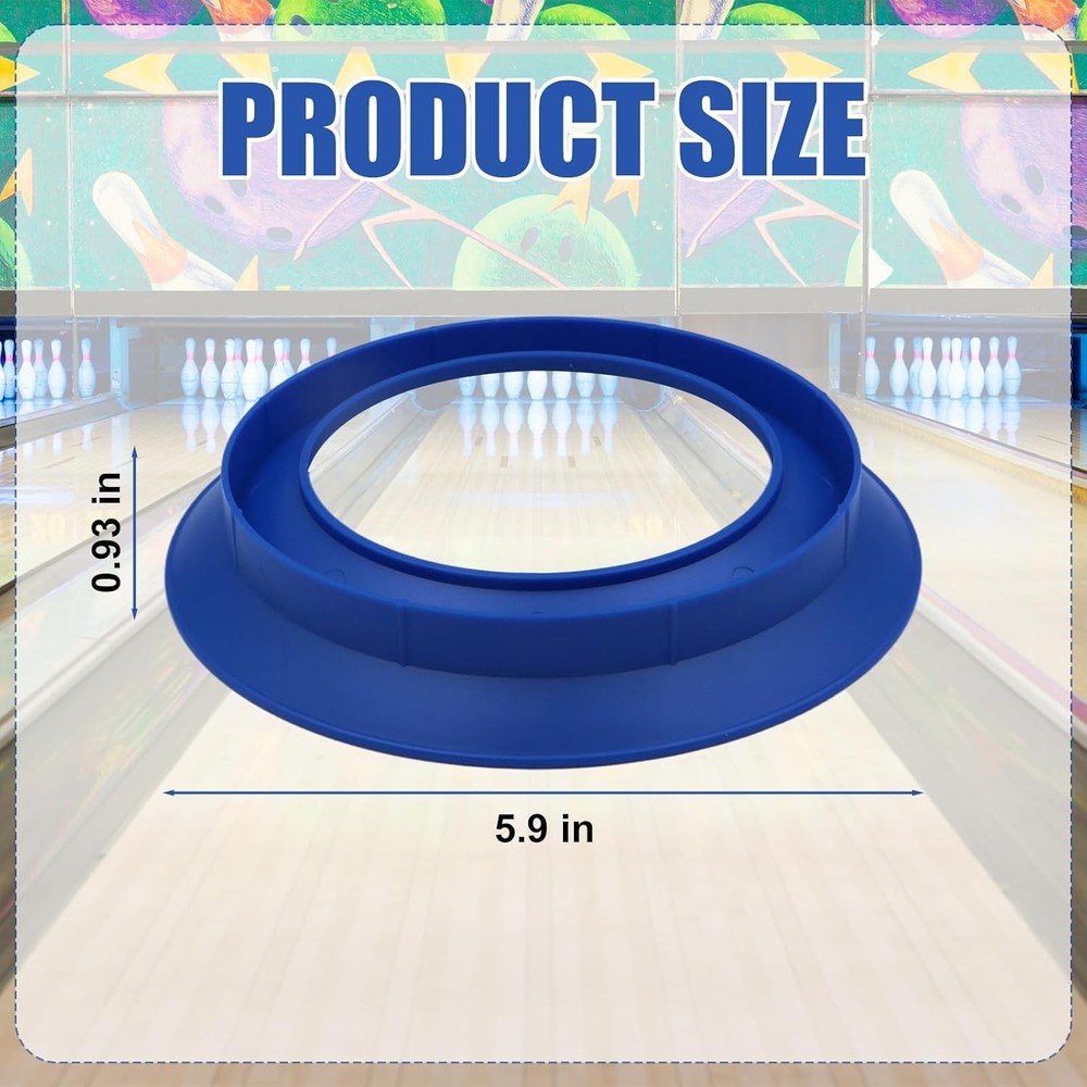 Universal Sanding Pad Holder for Bowling Balls, Precision Surface Mainten (Blue)