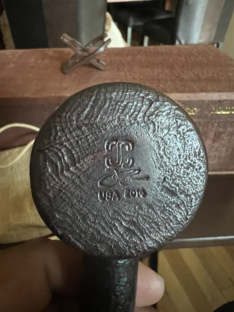 Joe Case Unique Round Stack Briar Pipe
