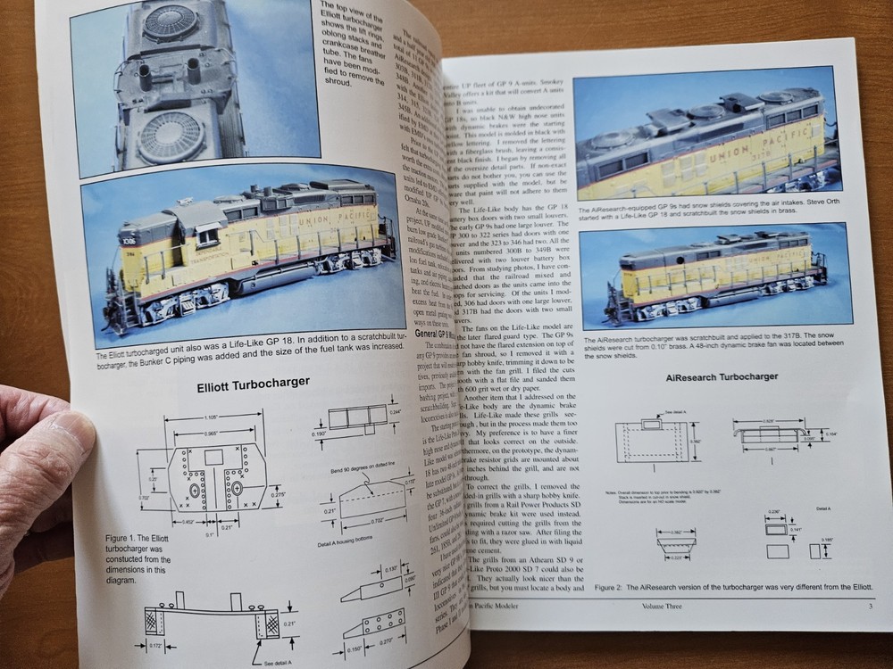 Union Pacific Modeler Volume Three (1997 paperback)