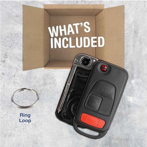 Replacement Keyless Entry Remote Fob Clicker Flip Key Shell Case