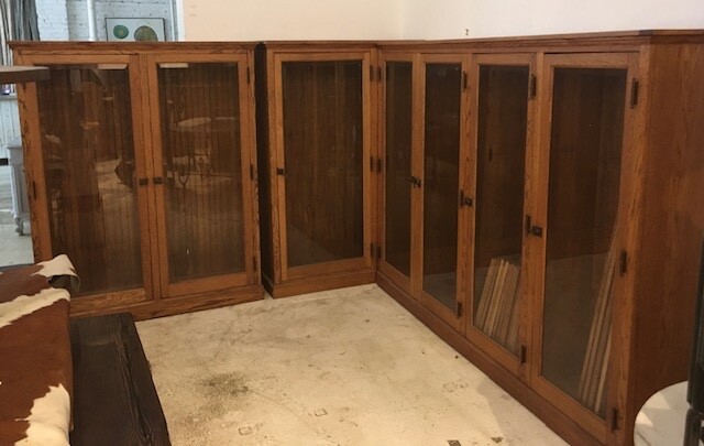 Classic American Gentleman's Library Bookcase Suite