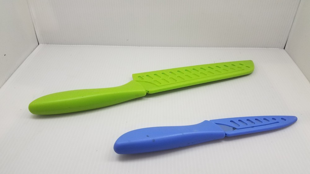 2 USED Mogaguo Rainbow Sharp Kitchen Knives