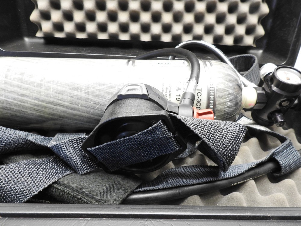 Genuine MSA 15 Minute Escape Pack with Carbon Cylinder