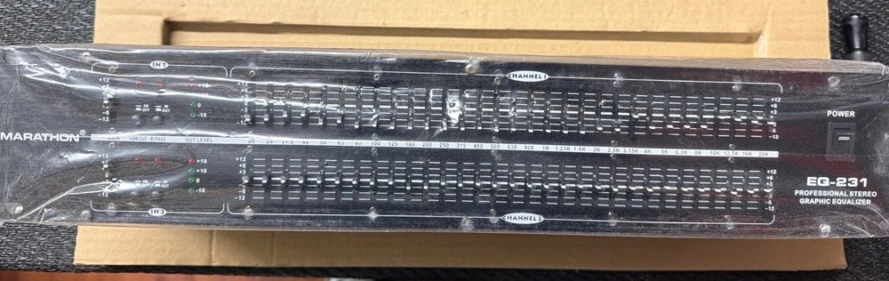 Marathon Professional Signal Processor Rack Unit DJ Audio Equalizer / Crossover