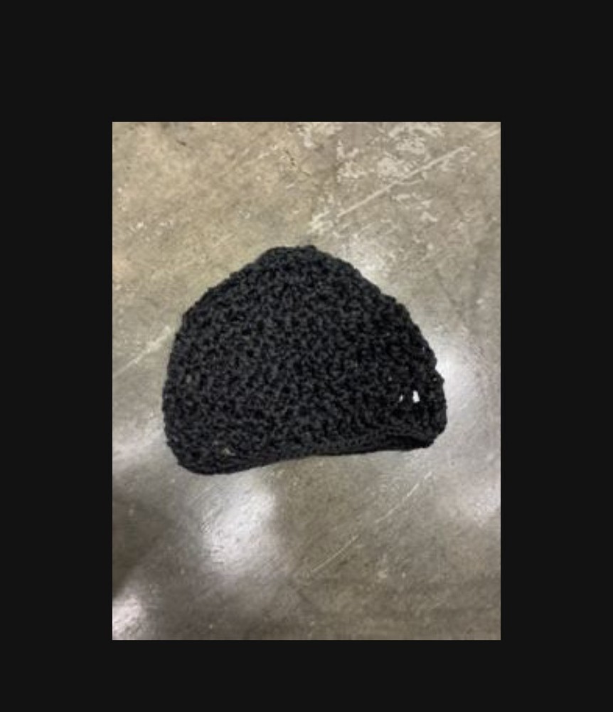 Knitted Black Beanie