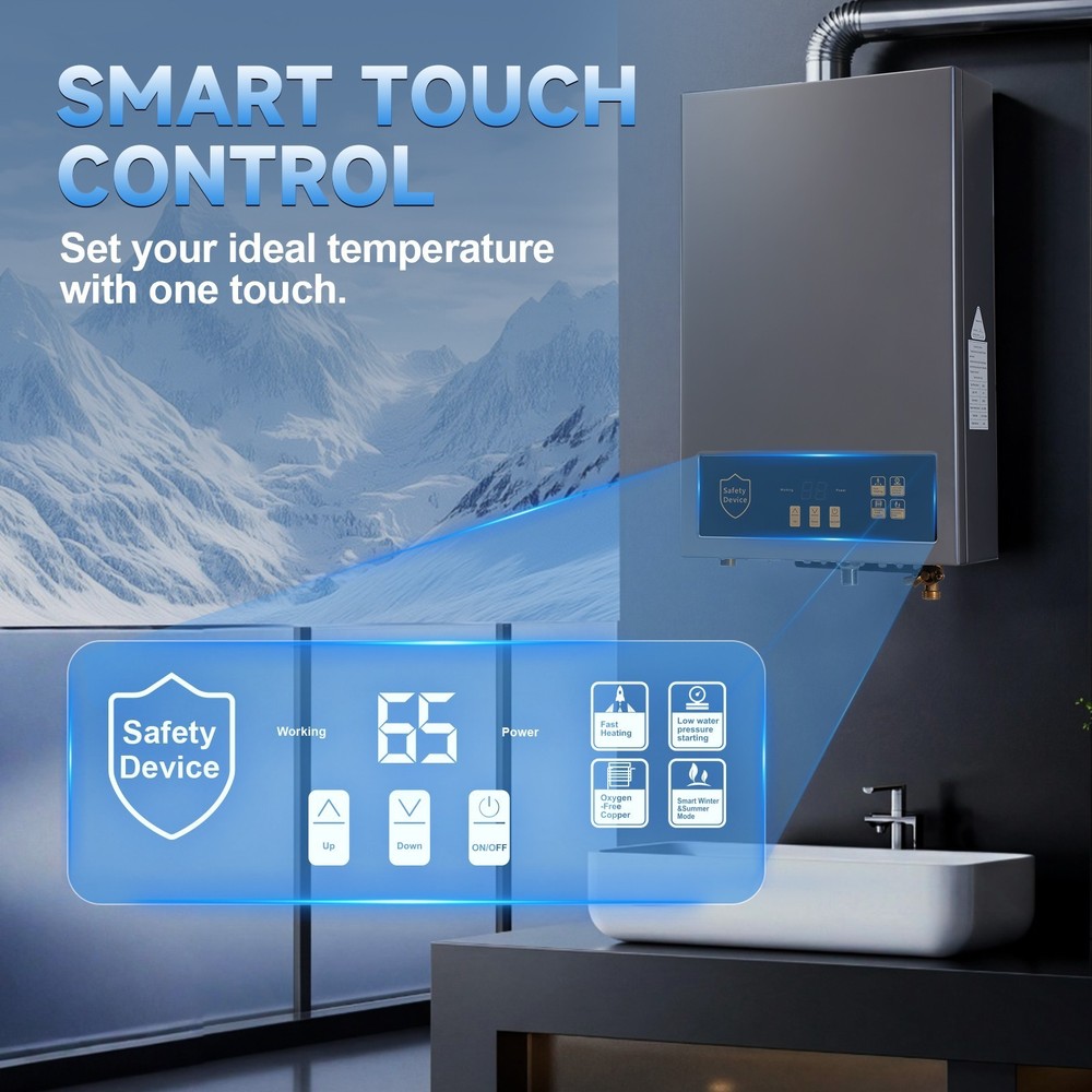 12L 3.6GPM LPG/Propane Gas Hot Water Heater Tankless On-Demand Instant Boiler