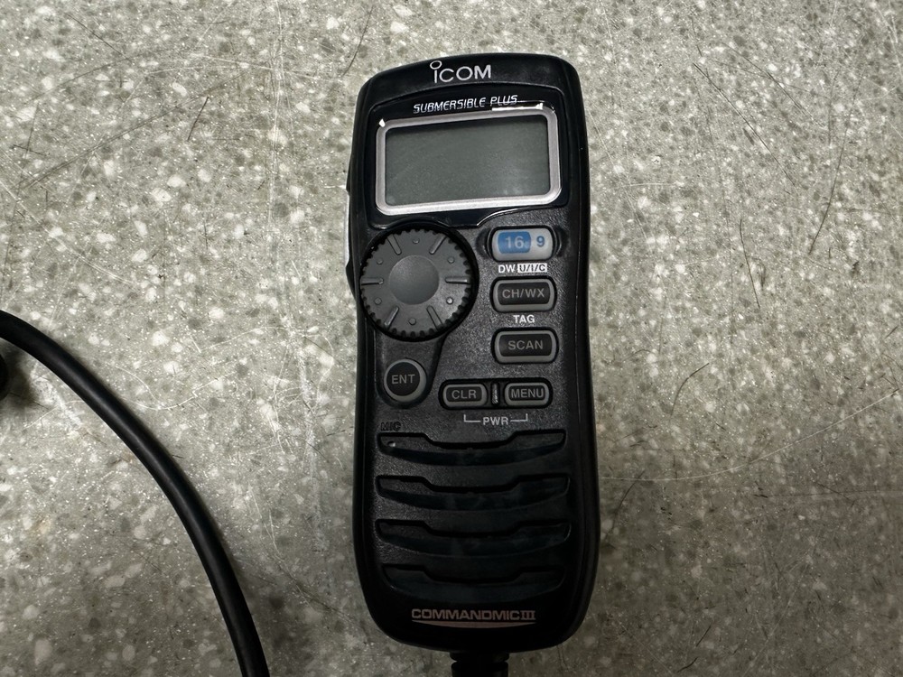 ICOM Marine Command Mic III Handheld Microphone P#HM-162B