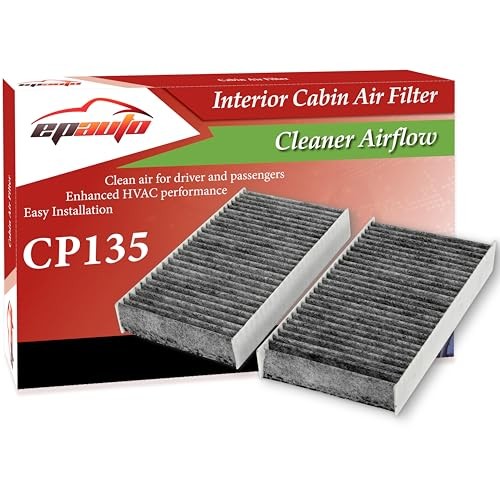 CP135 (CF10135) Cabin Air Filter includes Activated Carbon, Replacement for